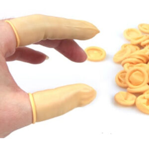 Bao ngón tay cao su vàng GT615-202