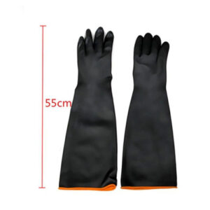 Găng chống dầu axit đen Usafety mỹ tiêu chuẩn CE dài 55cm GT615-155