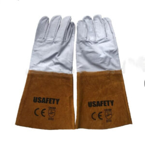 Găng da hàn tích dài da dê Usafety mỹ tiêu chuẩn CE 14 in 33cm GT615-148