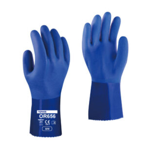 Găng tay công nghiệp hóa dầu PVC Towa OR656 GT615-164