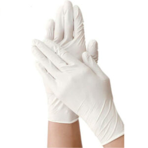 Găng tay không bột Latex 9 inch size M (100 chiếc/hộp,Vglove) GT615-200