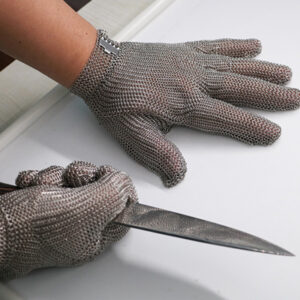 Găng tay lưới Inox chống cắt móc cài bằng Inox GT615-126